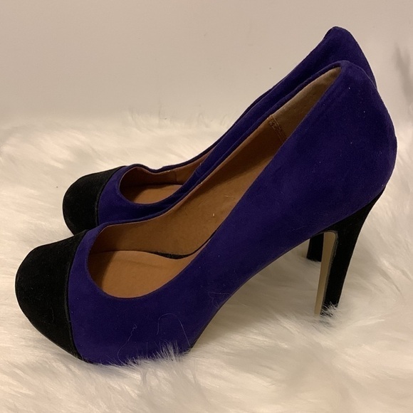 Material Girl Faux Suede Heels - Picture 7 of 7